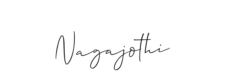 Also we have Nagajothi name is the best signature style. Create professional handwritten signature collection using Allison_Script autograph style. Nagajothi signature style 2 images and pictures png