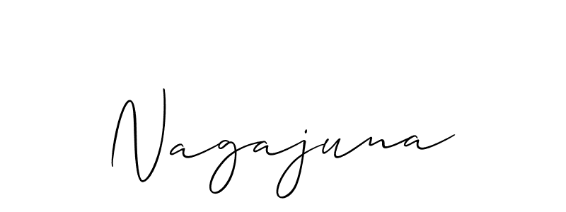 How to Draw Nagajuna signature style? Allison_Script is a latest design signature styles for name Nagajuna. Nagajuna signature style 2 images and pictures png