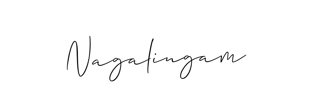 How to Draw Nagalingam signature style? Allison_Script is a latest design signature styles for name Nagalingam. Nagalingam signature style 2 images and pictures png