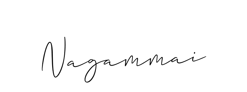 How to Draw Nagammai signature style? Allison_Script is a latest design signature styles for name Nagammai. Nagammai signature style 2 images and pictures png