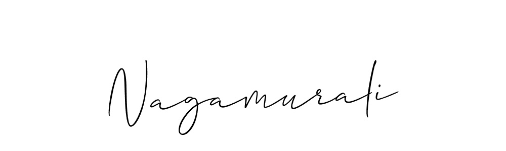 It looks lik you need a new signature style for name Nagamurali. Design unique handwritten (Allison_Script) signature with our free signature maker in just a few clicks. Nagamurali signature style 2 images and pictures png