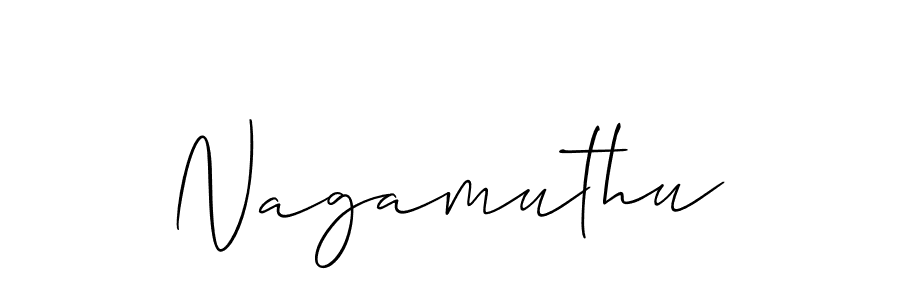 Make a beautiful signature design for name Nagamuthu. Use this online signature maker to create a handwritten signature for free. Nagamuthu signature style 2 images and pictures png