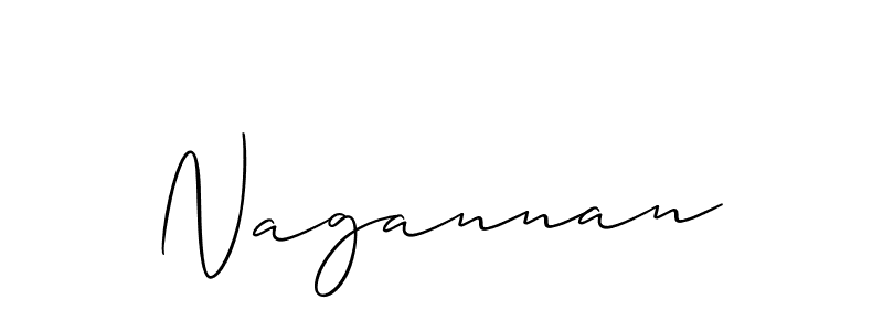 You should practise on your own different ways (Allison_Script) to write your name (Nagannan) in signature. don't let someone else do it for you. Nagannan signature style 2 images and pictures png