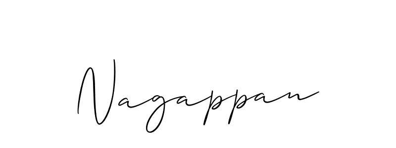 The best way (Allison_Script) to make a short signature is to pick only two or three words in your name. The name Nagappan include a total of six letters. For converting this name. Nagappan signature style 2 images and pictures png