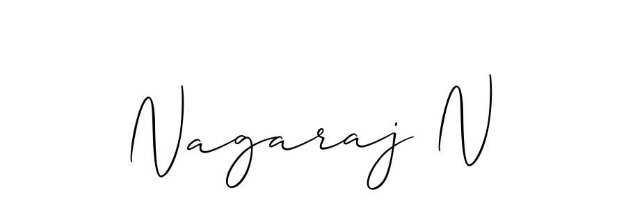 Also You can easily find your signature by using the search form. We will create Nagaraj N name handwritten signature images for you free of cost using Allison_Script sign style. Nagaraj N signature style 2 images and pictures png