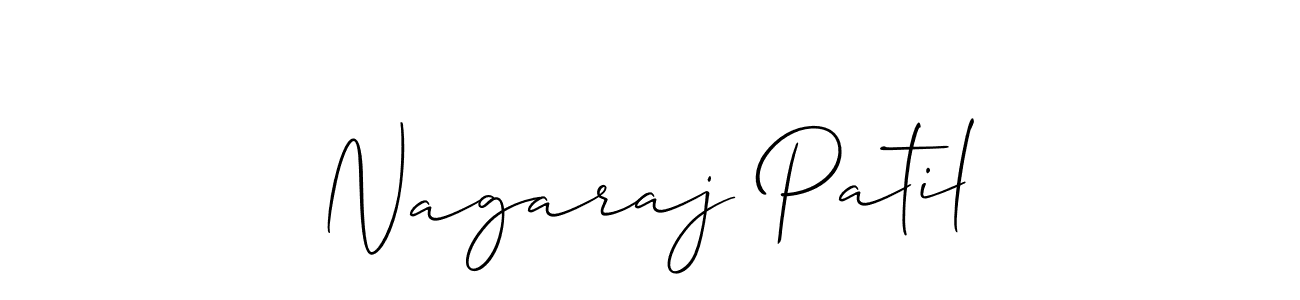 Use a signature maker to create a handwritten signature online. With this signature software, you can design (Allison_Script) your own signature for name Nagaraj Patil. Nagaraj Patil signature style 2 images and pictures png