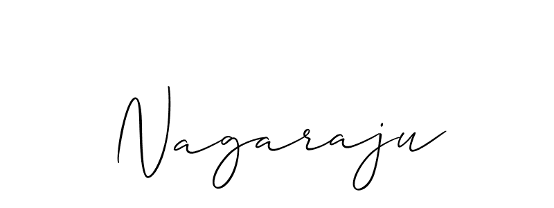 Make a beautiful signature design for name Nagaraju. With this signature (Allison_Script) style, you can create a handwritten signature for free. Nagaraju signature style 2 images and pictures png