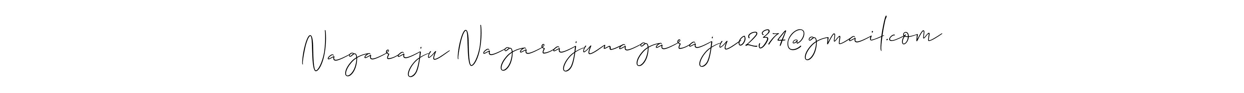 Make a beautiful signature design for name Nagaraju Nagarajunagaraju02374@gmail.com. With this signature (Allison_Script) style, you can create a handwritten signature for free. Nagaraju Nagarajunagaraju02374@gmail.com signature style 2 images and pictures png