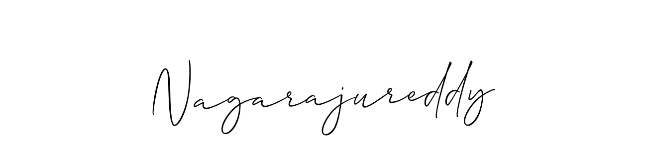 How to make Nagarajureddy name signature. Use Allison_Script style for creating short signs online. This is the latest handwritten sign. Nagarajureddy signature style 2 images and pictures png