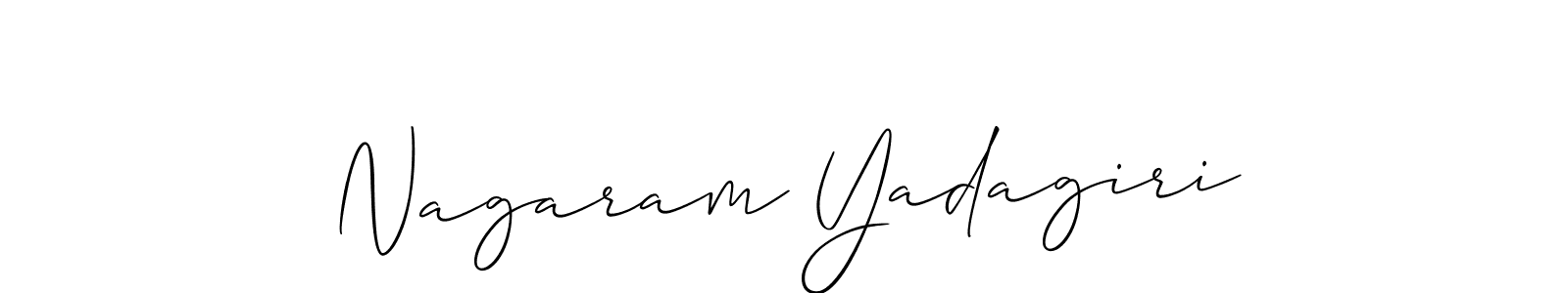 Similarly Allison_Script is the best handwritten signature design. Signature creator online .You can use it as an online autograph creator for name Nagaram Yadagiri. Nagaram Yadagiri signature style 2 images and pictures png
