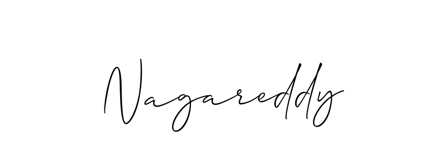 Make a beautiful signature design for name Nagareddy. With this signature (Allison_Script) style, you can create a handwritten signature for free. Nagareddy signature style 2 images and pictures png