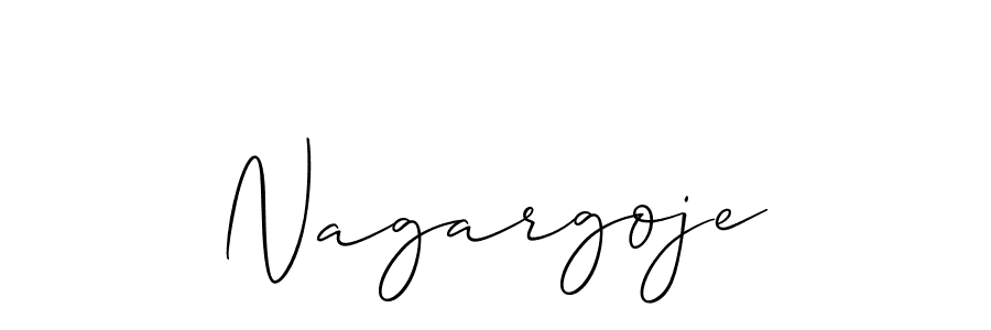 Here are the top 10 professional signature styles for the name Nagargoje. These are the best autograph styles you can use for your name. Nagargoje signature style 2 images and pictures png