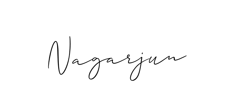 It looks lik you need a new signature style for name Nagarjun. Design unique handwritten (Allison_Script) signature with our free signature maker in just a few clicks. Nagarjun signature style 2 images and pictures png