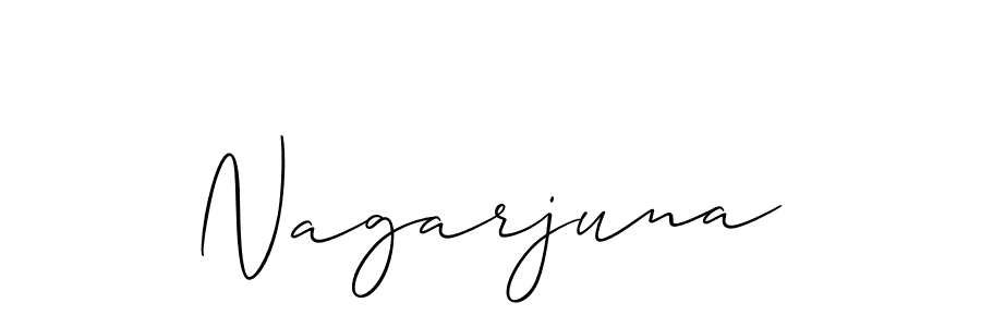 if you are searching for the best signature style for your name Nagarjuna. so please give up your signature search. here we have designed multiple signature styles  using Allison_Script. Nagarjuna signature style 2 images and pictures png