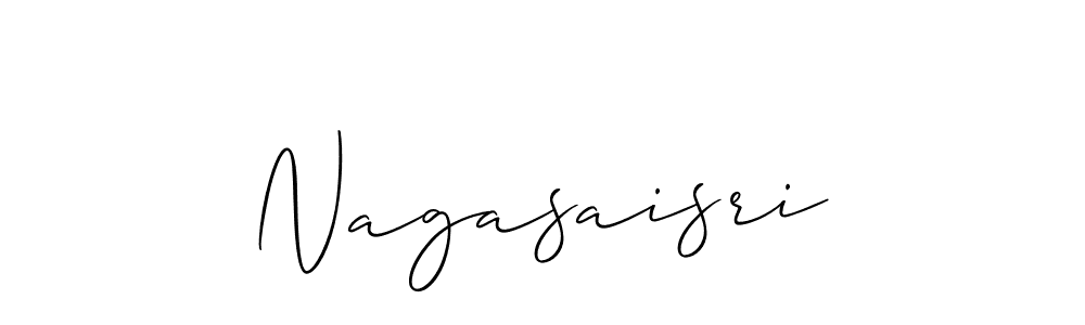 Best and Professional Signature Style for Nagasaisri. Allison_Script Best Signature Style Collection. Nagasaisri signature style 2 images and pictures png