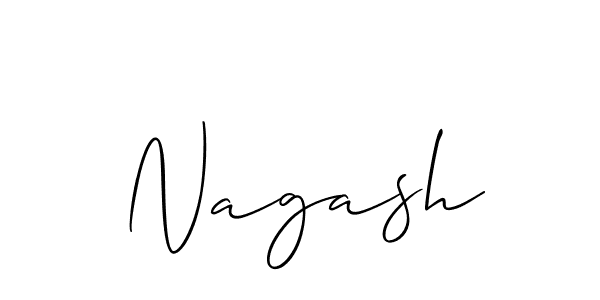 Also You can easily find your signature by using the search form. We will create Nagash name handwritten signature images for you free of cost using Allison_Script sign style. Nagash signature style 2 images and pictures png