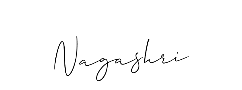 How to Draw Nagashri signature style? Allison_Script is a latest design signature styles for name Nagashri. Nagashri signature style 2 images and pictures png