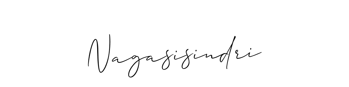 Make a beautiful signature design for name Nagasisindri. Use this online signature maker to create a handwritten signature for free. Nagasisindri signature style 2 images and pictures png