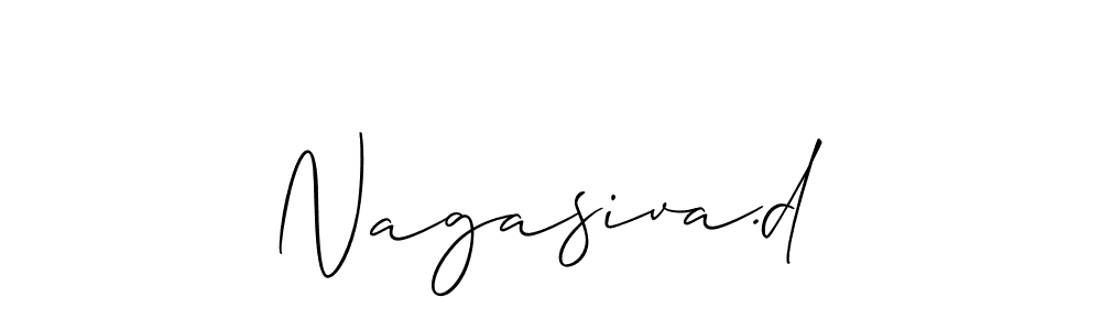 if you are searching for the best signature style for your name Nagasiva.d. so please give up your signature search. here we have designed multiple signature styles  using Allison_Script. Nagasiva.d signature style 2 images and pictures png