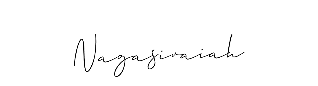 Also we have Nagasivaiah name is the best signature style. Create professional handwritten signature collection using Allison_Script autograph style. Nagasivaiah signature style 2 images and pictures png