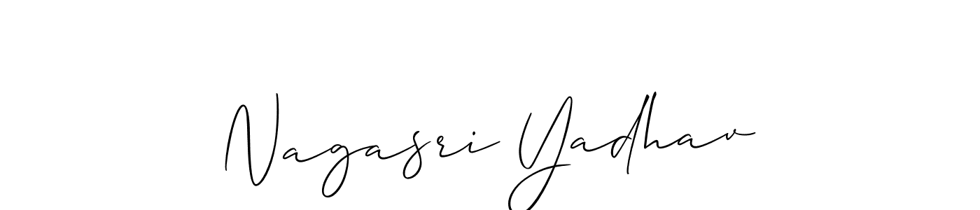 Check out images of Autograph of Nagasri Yadhav name. Actor Nagasri Yadhav Signature Style. Allison_Script is a professional sign style online. Nagasri Yadhav signature style 2 images and pictures png