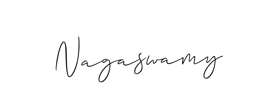 if you are searching for the best signature style for your name Nagaswamy. so please give up your signature search. here we have designed multiple signature styles  using Allison_Script. Nagaswamy signature style 2 images and pictures png