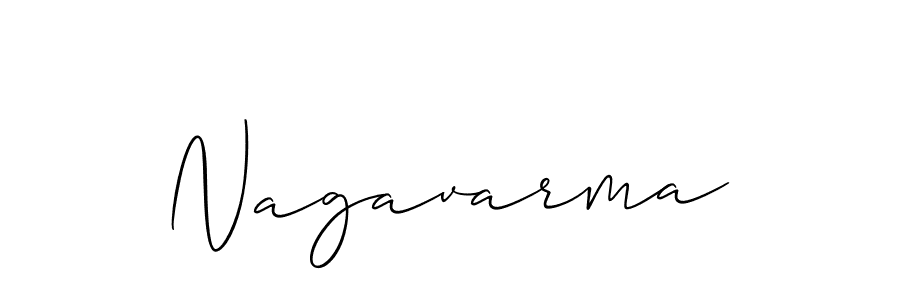 Make a beautiful signature design for name Nagavarma. With this signature (Allison_Script) style, you can create a handwritten signature for free. Nagavarma signature style 2 images and pictures png