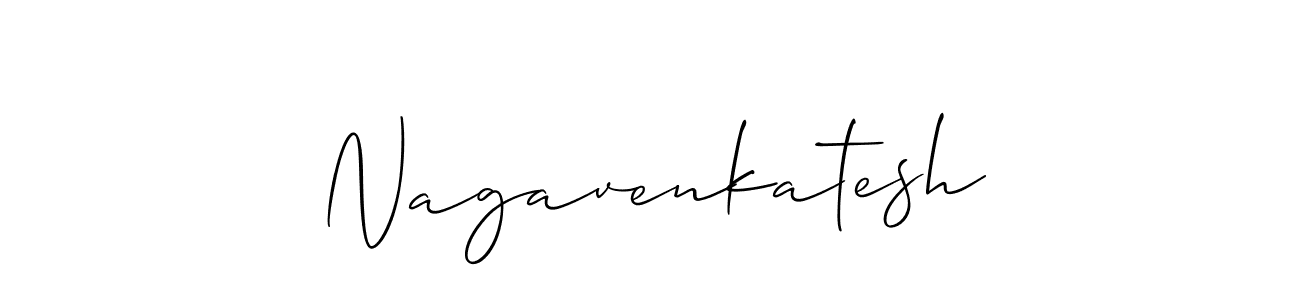 How to make Nagavenkatesh signature? Allison_Script is a professional autograph style. Create handwritten signature for Nagavenkatesh name. Nagavenkatesh signature style 2 images and pictures png