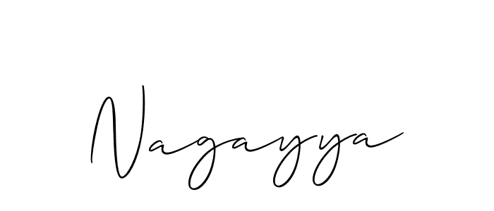 Best and Professional Signature Style for Nagayya. Allison_Script Best Signature Style Collection. Nagayya signature style 2 images and pictures png
