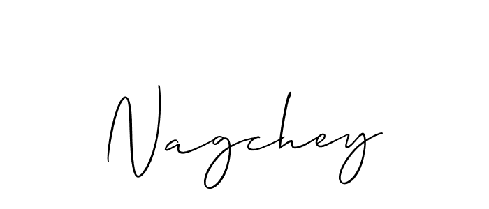 if you are searching for the best signature style for your name Nagchey. so please give up your signature search. here we have designed multiple signature styles  using Allison_Script. Nagchey signature style 2 images and pictures png