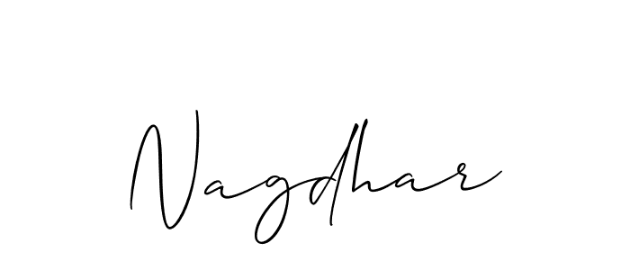 It looks lik you need a new signature style for name Nagdhar. Design unique handwritten (Allison_Script) signature with our free signature maker in just a few clicks. Nagdhar signature style 2 images and pictures png