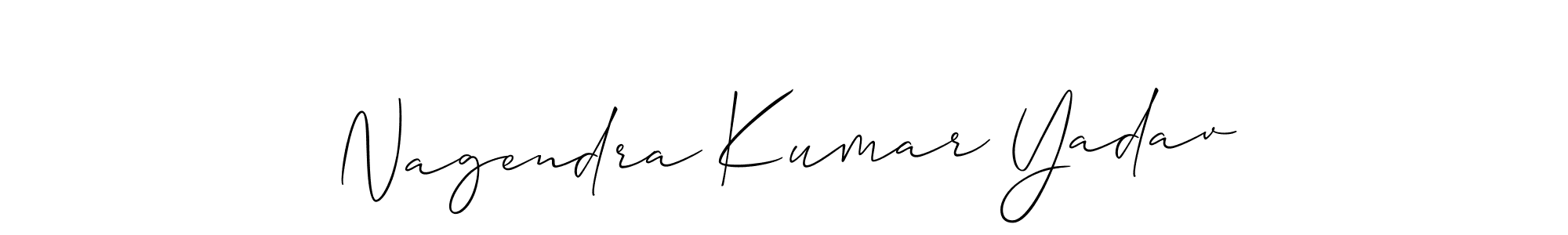 Make a short Nagendra Kumar Yadav signature style. Manage your documents anywhere anytime using Allison_Script. Create and add eSignatures, submit forms, share and send files easily. Nagendra Kumar Yadav signature style 2 images and pictures png