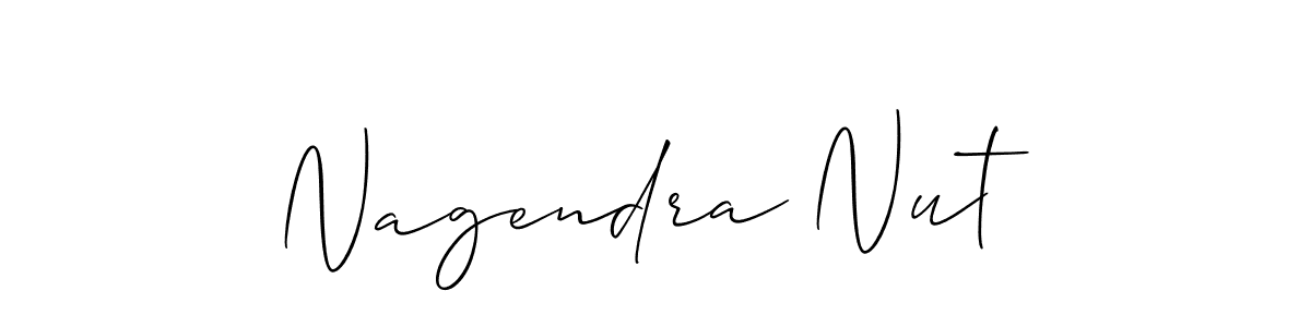 This is the best signature style for the Nagendra Nut name. Also you like these signature font (Allison_Script). Mix name signature. Nagendra Nut signature style 2 images and pictures png