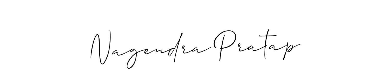 Make a beautiful signature design for name Nagendra Pratap. With this signature (Allison_Script) style, you can create a handwritten signature for free. Nagendra Pratap signature style 2 images and pictures png