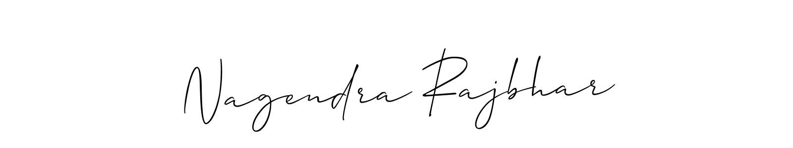It looks lik you need a new signature style for name Nagendra Rajbhar. Design unique handwritten (Allison_Script) signature with our free signature maker in just a few clicks. Nagendra Rajbhar signature style 2 images and pictures png