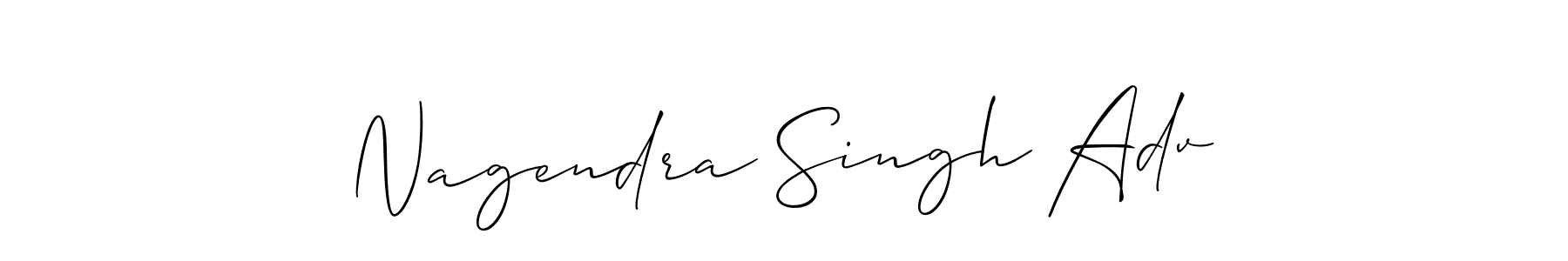 Make a beautiful signature design for name Nagendra Singh Adv. Use this online signature maker to create a handwritten signature for free. Nagendra Singh Adv signature style 2 images and pictures png
