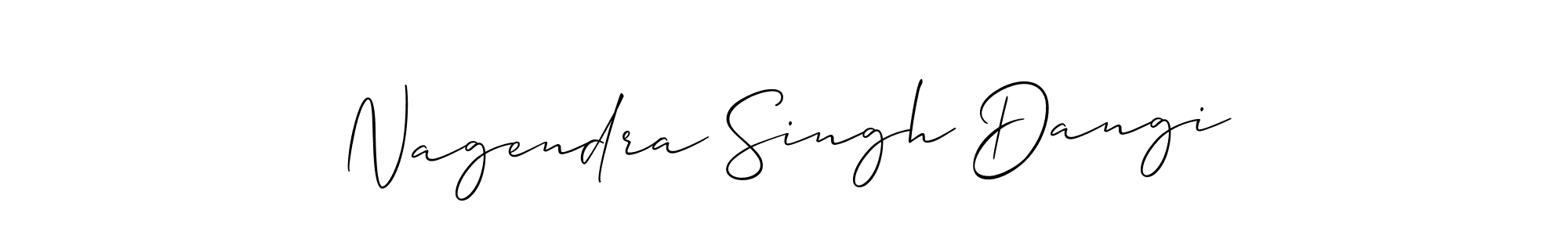 Use a signature maker to create a handwritten signature online. With this signature software, you can design (Allison_Script) your own signature for name Nagendra Singh Dangi. Nagendra Singh Dangi signature style 2 images and pictures png