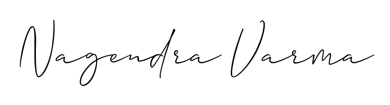 Get an exclusive digital autograph for Nagendra Varma. The Allison_Script typeface captures the charm of real penmanship on paper. Nagendra Varma signature style 2 images and pictures png