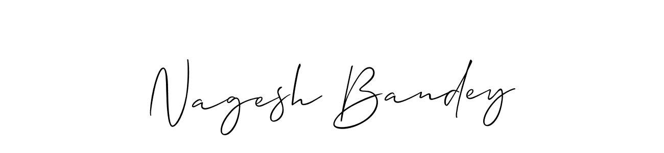 Make a beautiful signature design for name Nagesh Bandey. Use this online signature maker to create a handwritten signature for free. Nagesh Bandey signature style 2 images and pictures png