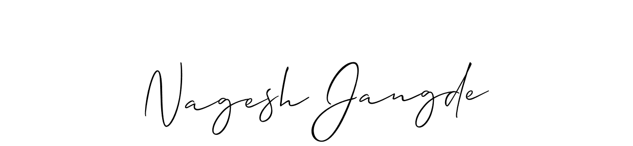 You can use this online signature creator to create a handwritten signature for the name Nagesh Jangde. This is the best online autograph maker. Nagesh Jangde signature style 2 images and pictures png