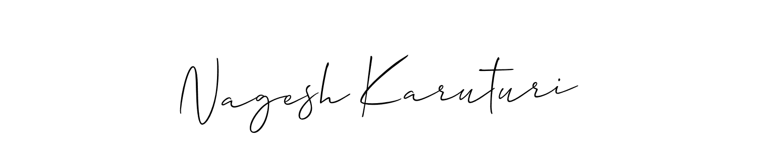 Nagesh Karuturi stylish signature style. Best Handwritten Sign (Allison_Script) for my name. Handwritten Signature Collection Ideas for my name Nagesh Karuturi. Nagesh Karuturi signature style 2 images and pictures png