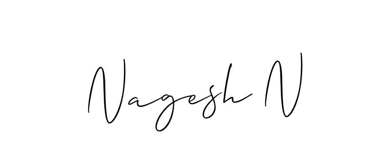 Make a short Nagesh N signature style. Manage your documents anywhere anytime using Allison_Script. Create and add eSignatures, submit forms, share and send files easily. Nagesh N signature style 2 images and pictures png