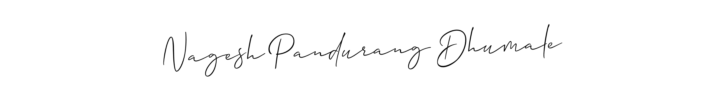 Make a beautiful signature design for name Nagesh Pandurang Dhumale. Use this online signature maker to create a handwritten signature for free. Nagesh Pandurang Dhumale signature style 2 images and pictures png