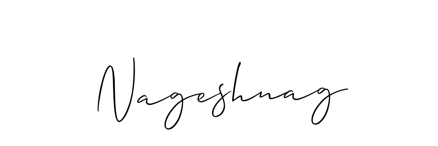 Make a beautiful signature design for name Nageshnag. Use this online signature maker to create a handwritten signature for free. Nageshnag signature style 2 images and pictures png