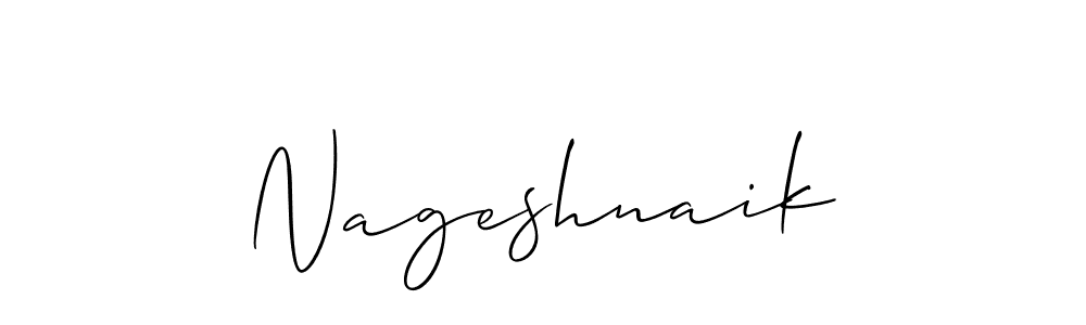 Also we have Nageshnaik name is the best signature style. Create professional handwritten signature collection using Allison_Script autograph style. Nageshnaik signature style 2 images and pictures png