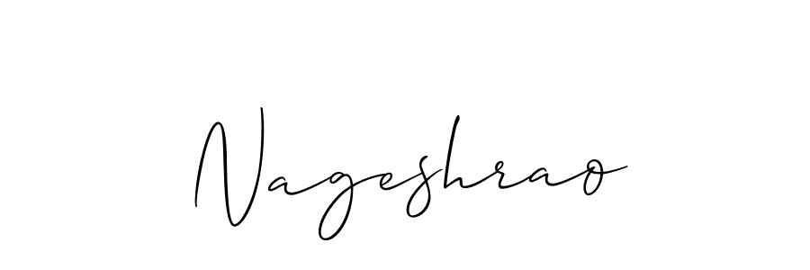 if you are searching for the best signature style for your name Nageshrao. so please give up your signature search. here we have designed multiple signature styles  using Allison_Script. Nageshrao signature style 2 images and pictures png