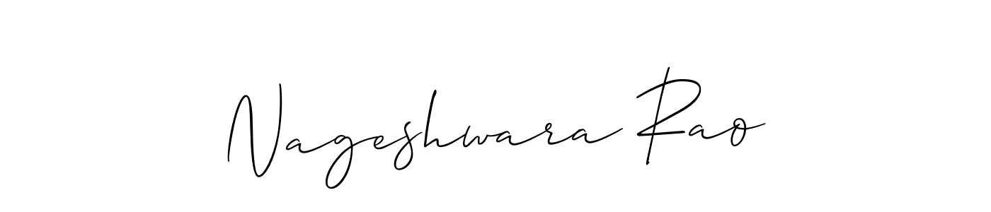 How to make Nageshwara Rao signature? Allison_Script is a professional autograph style. Create handwritten signature for Nageshwara Rao name. Nageshwara Rao signature style 2 images and pictures png