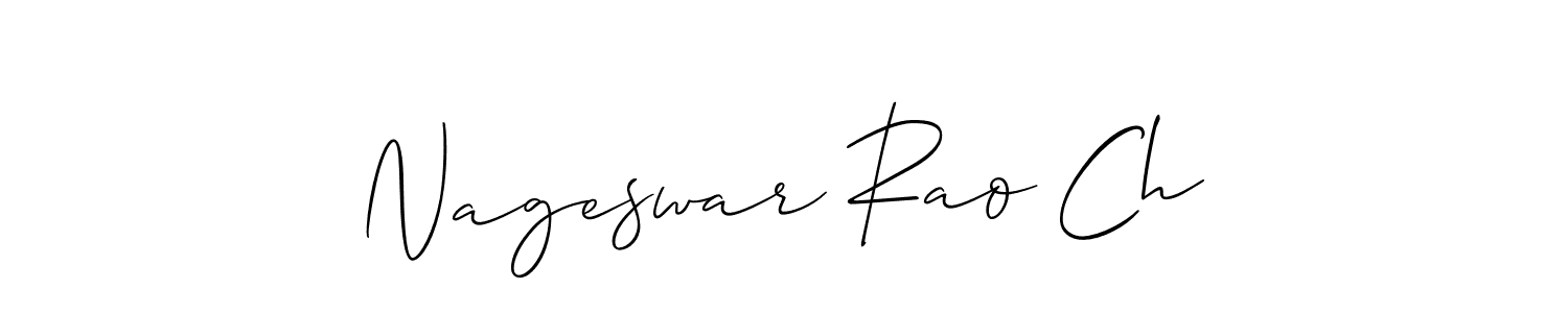 How to Draw Nageswar Rao Ch signature style? Allison_Script is a latest design signature styles for name Nageswar Rao Ch. Nageswar Rao Ch signature style 2 images and pictures png