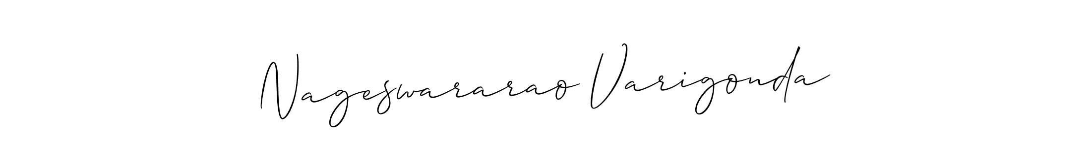 You should practise on your own different ways (Allison_Script) to write your name (Nageswararao Varigonda) in signature. don't let someone else do it for you. Nageswararao Varigonda signature style 2 images and pictures png