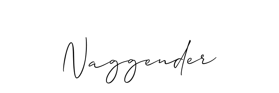 Make a beautiful signature design for name Naggender. With this signature (Allison_Script) style, you can create a handwritten signature for free. Naggender signature style 2 images and pictures png